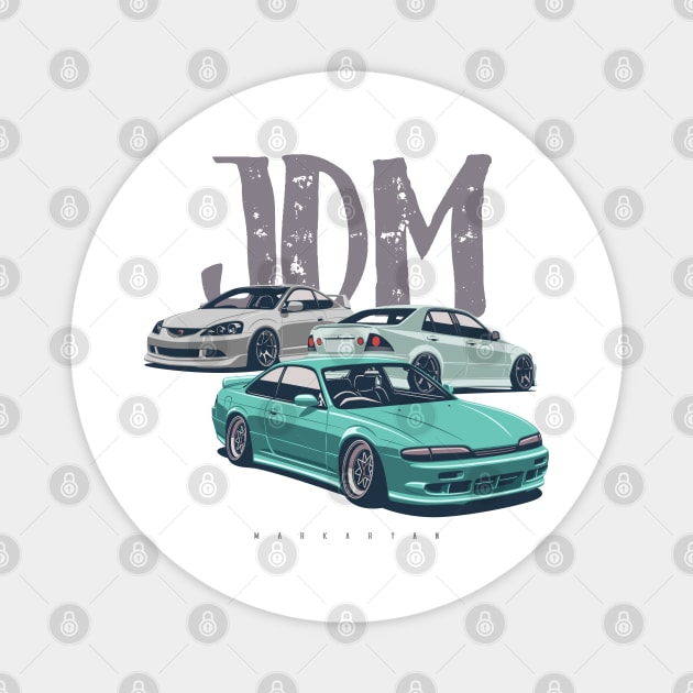 JDM Icons Magnet by Markaryan